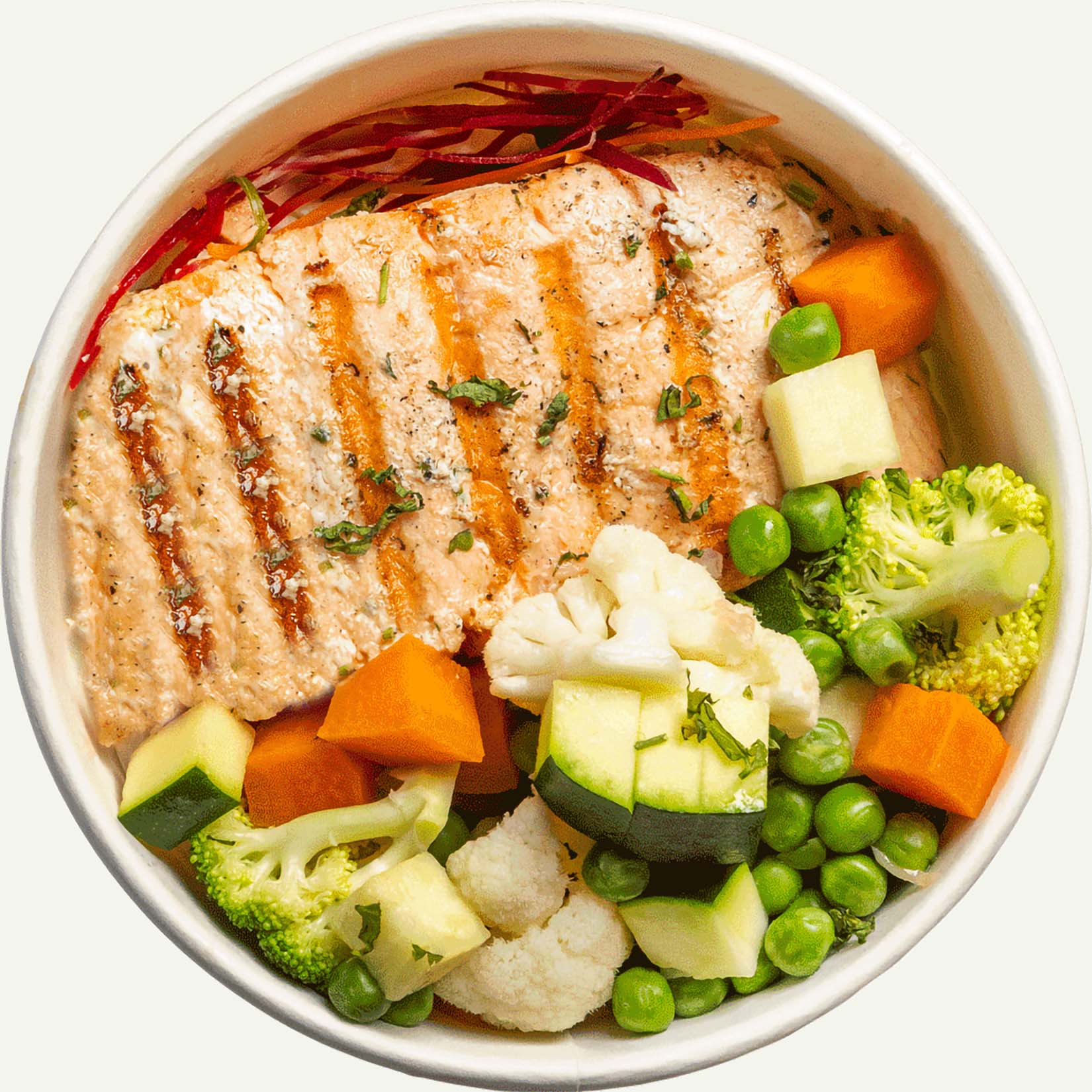 Salmon Plate Rounded